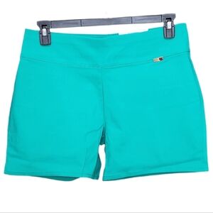 I.N.C. International Concepts Women's Mid-Rise Pull-On 5" Shorts Surf Green 12